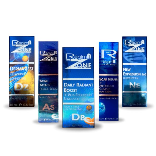 Regima active acne/oily skin full product treatment bundle